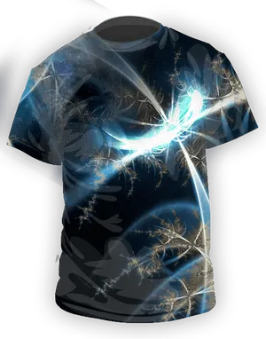 Abstract Light Design T Shirt Template
