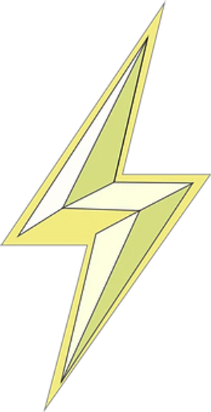 Abstract Lightning Bolt Graphic