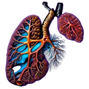 Abstract Lungs Design Png Ohi PNG image