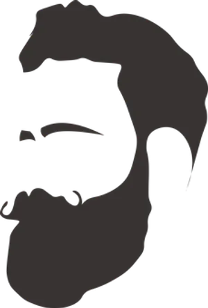 Abstract Man Silhouette Black Background