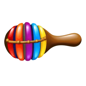Abstract Maraca Symbol PNG 06122024