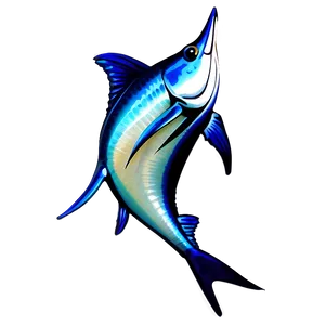 Abstract Marlin Art PNG 06242024 PNG