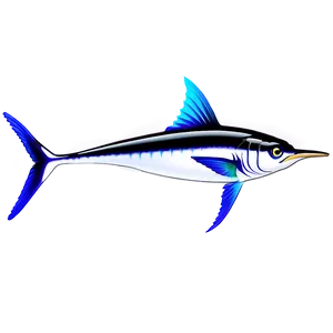 Abstract Marlin Art PNG Lds49 PNG