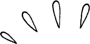 Abstract Minimalist Paperclips Art PNG image