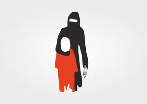 Abstract Mother Child Bond
