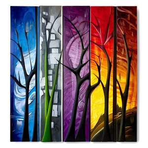 Abstract Mural Art Png 18 PNG image