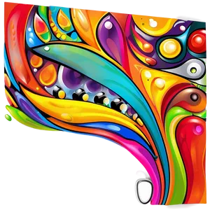 Abstract Mural Art Png 97 PNG image