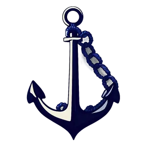 Abstract Navy Anchor Concept PNG Kco75