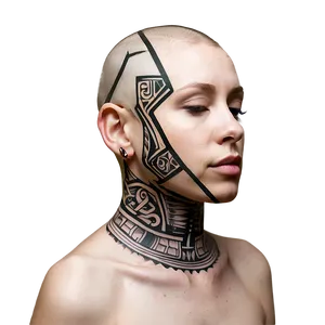 Abstract Neck Tattoo Diagrams PNG Pse