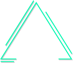 Abstract Neon Triangle Design PNG image