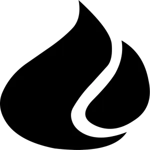 Abstract Oil Drop Icon PNG