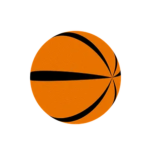 Abstract Orange Basketball Graphic PNG image