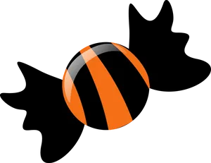 Abstract Orange Black Background
