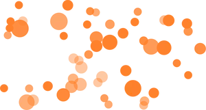 Abstract Orange Dots Pattern PNG image
