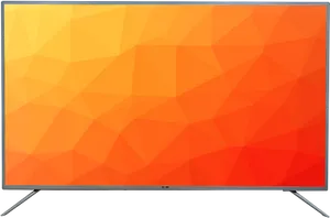 Abstract Orange Gradient T V Display PNG image