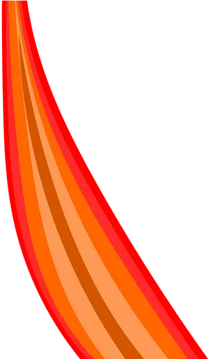 Abstract Orange Waves Background PNG image
