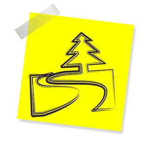 Abstract Outdoor Adventure Icon PNG