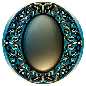 Abstract Oval Pattern PNG 05252024