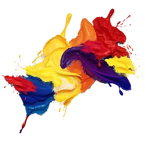 Abstract Paint Art PNG 12