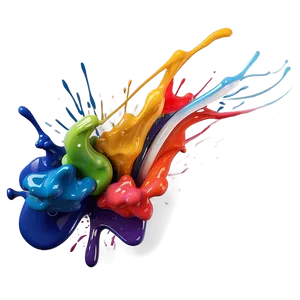 Abstract Paint Art PNG Kqq