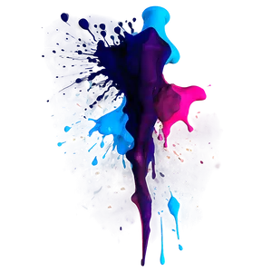 Abstract Paint Splatter Png Irg PNG image