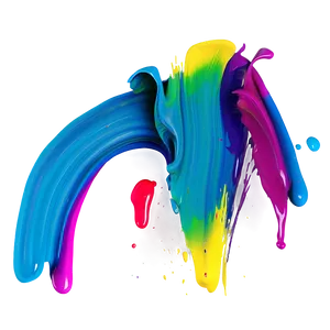 Abstract Paint Streak Png 06272024 PNG image