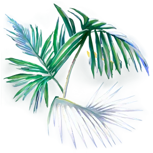 Abstract Palm Leaves PNG Acp