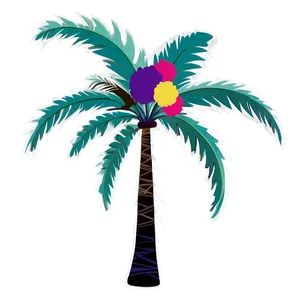 Abstract Palm Tree Silhouette PNG Oxc35 PNG
