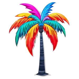 Abstract Palm Trees PNG 78
