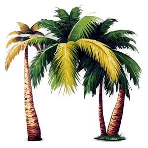 Abstract Palm Trees Png Muf PNG image