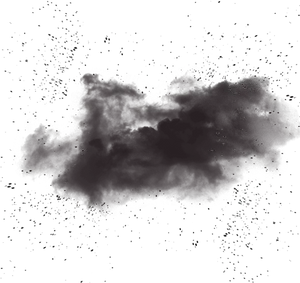 Abstract Particle Formation PNG image