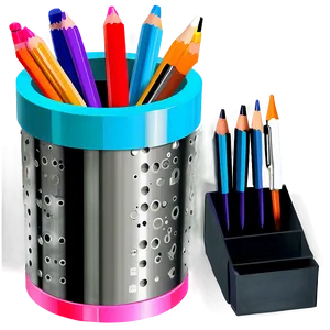 Abstract Pencil Holder PNG Ybh