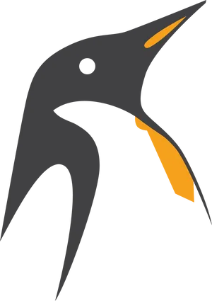 Abstract Penguin Graphic PNG image