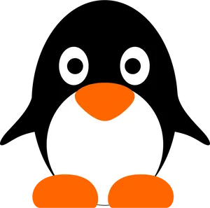 Abstract Penguin Graphic