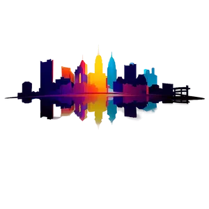 Abstract Philadelphia Skyline Design Png Opi PNG image