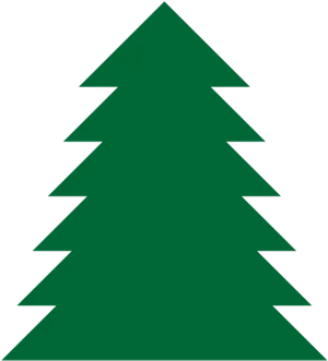 Abstract Pine Tree Icon