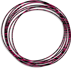 Abstract Pink Circle Pattern PNG image