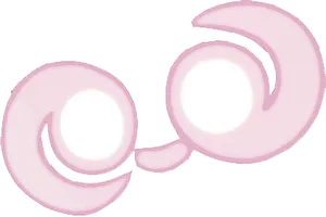 Abstract Pink Circles Design PNG image