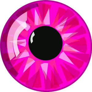 Abstract Pink Eye Clipart PNG image