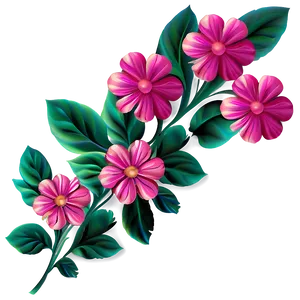 Abstract Pink Floral PNG 05242024