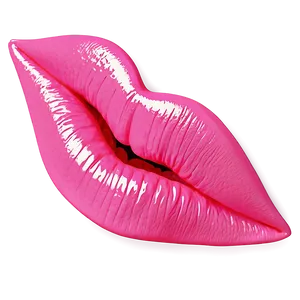 Abstract Pink Lips Artwork Png 06212024 PNG image