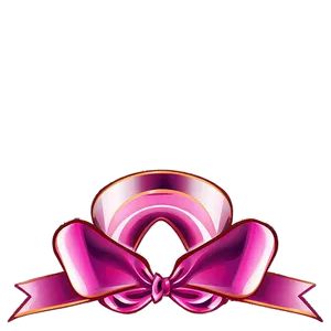Abstract Pink Ribbon PNG 05252024