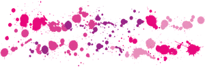Abstract Pink Splatter Pattern PNG