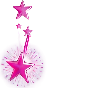Abstract Pink Stars PNG 86