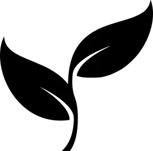 Abstract Plant Silhouette PNG