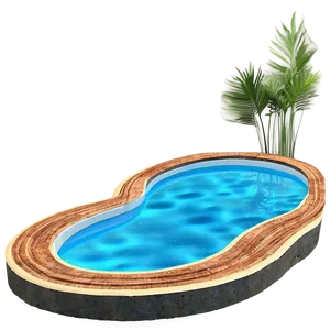 Abstract Pool Water Art Png Qhu78 PNG image