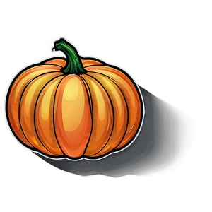 Abstract Pumpkin Outline Artwork Png 06202024 PNG image