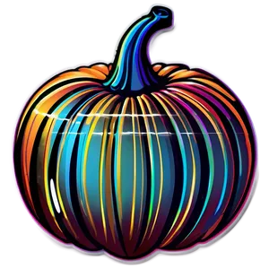 Abstract Pumpkin Outline Artwork Png 49 PNG image