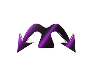 Abstract Purple Arrow Design