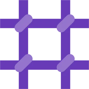 Abstract Purple Grid Pattern PNG image